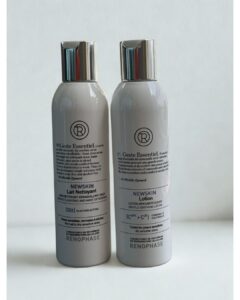 Renophase Newskin Cleansing Milk and Newskin Lotion duo for sensitive and dry skin
